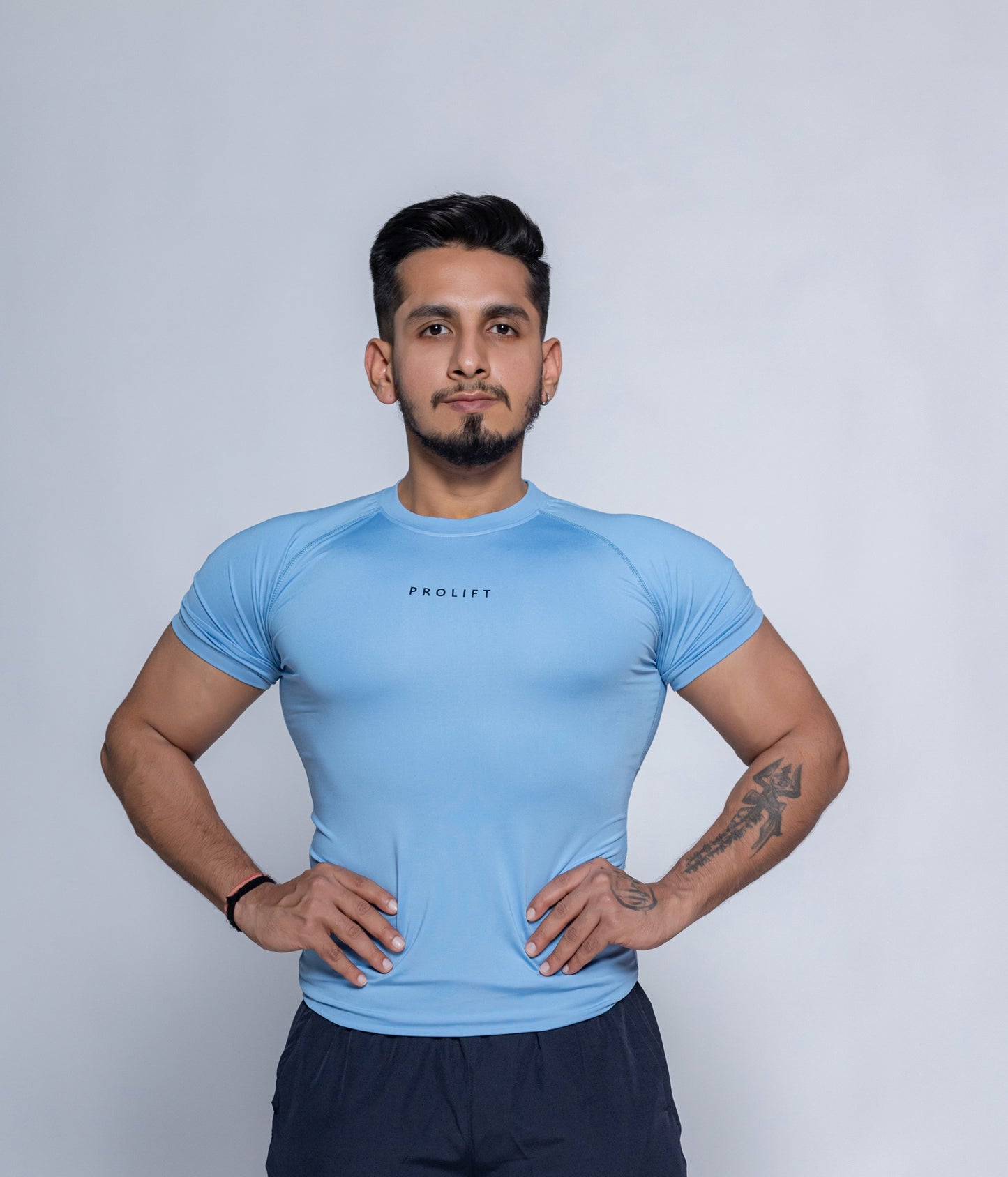 COMPRESSION TSHIRT BLUE