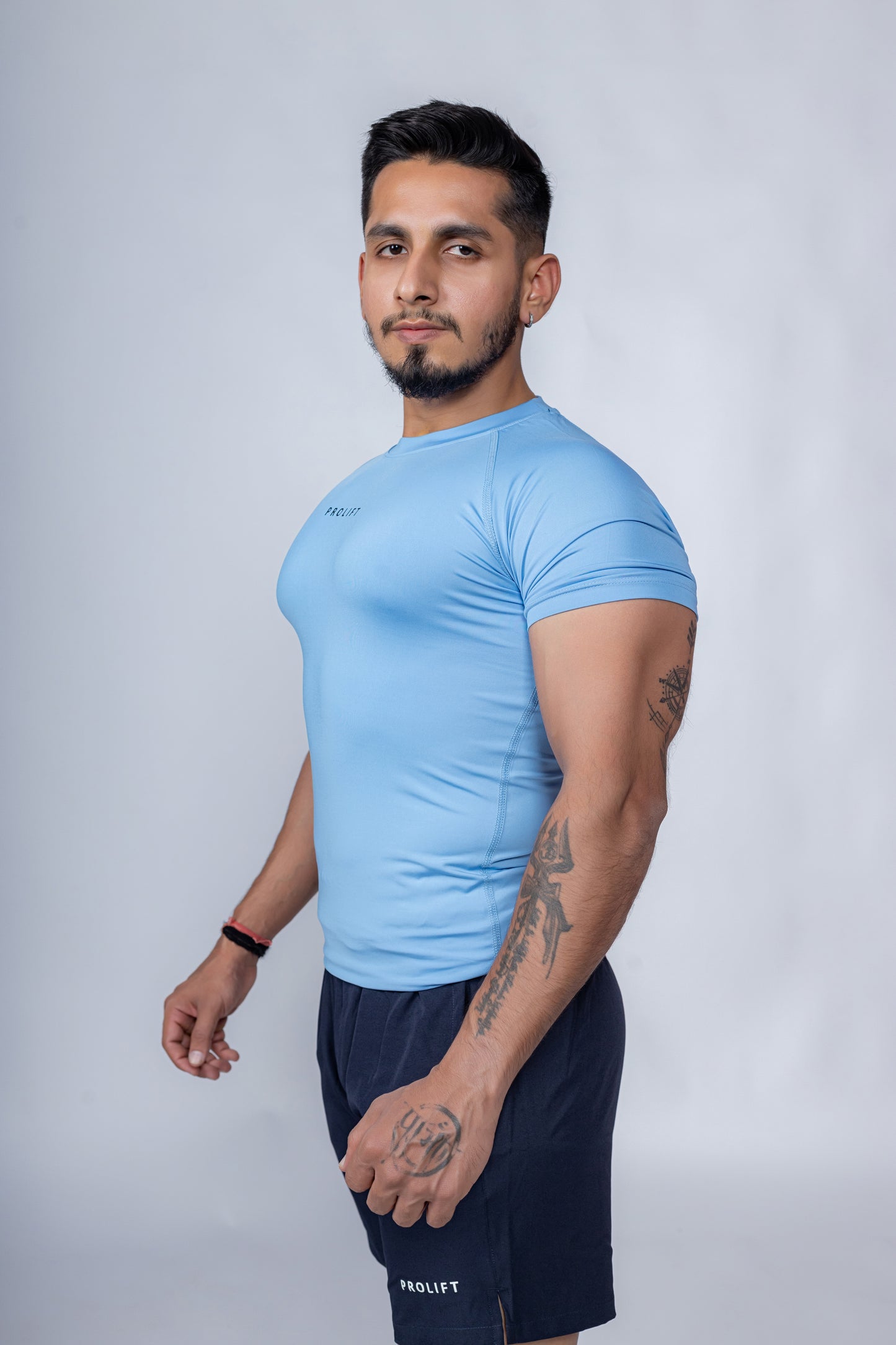 COMPRESSION TSHIRT BLUE