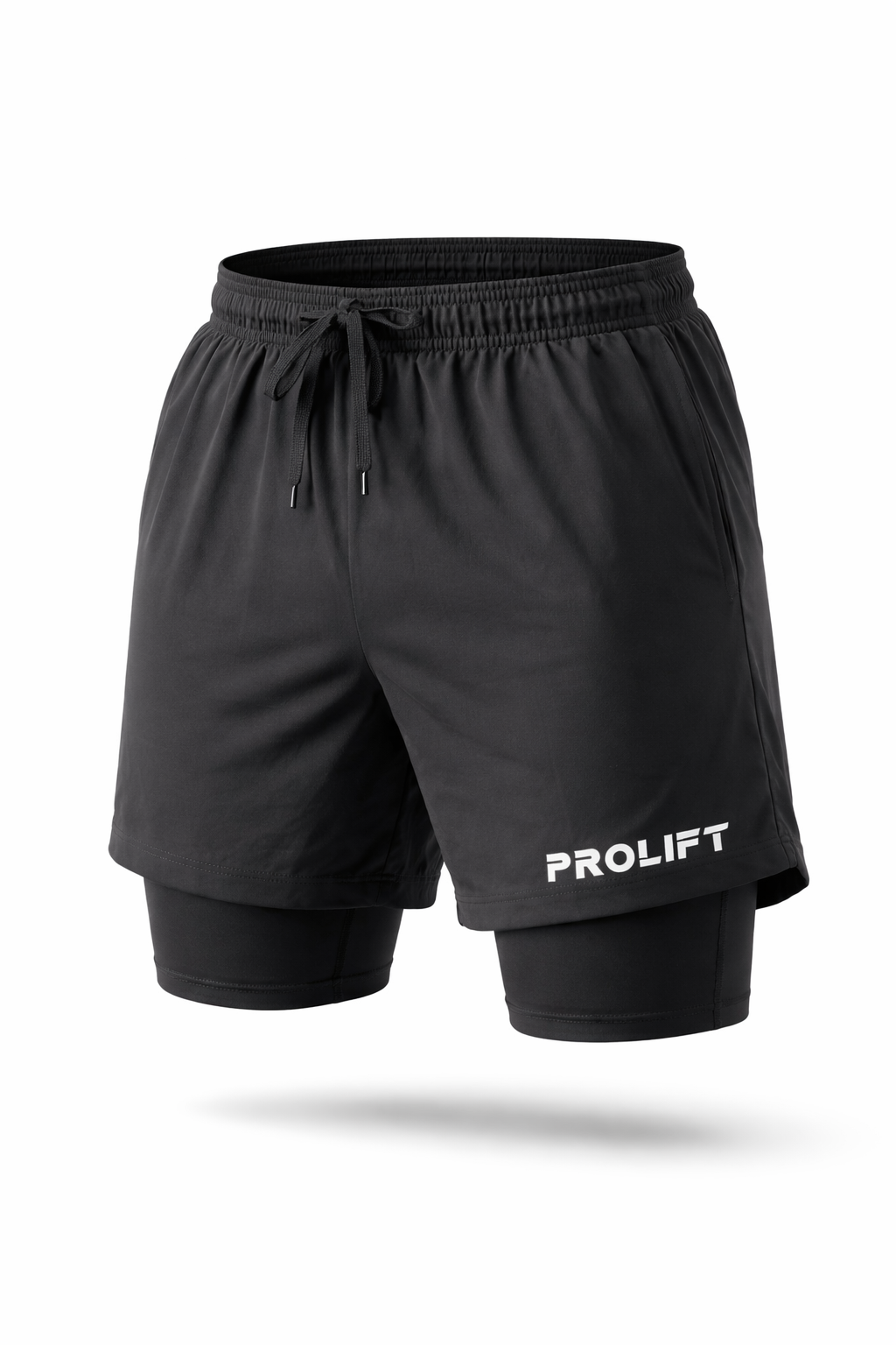 PROLIFT  BLACK COMPRESSION SHORTS