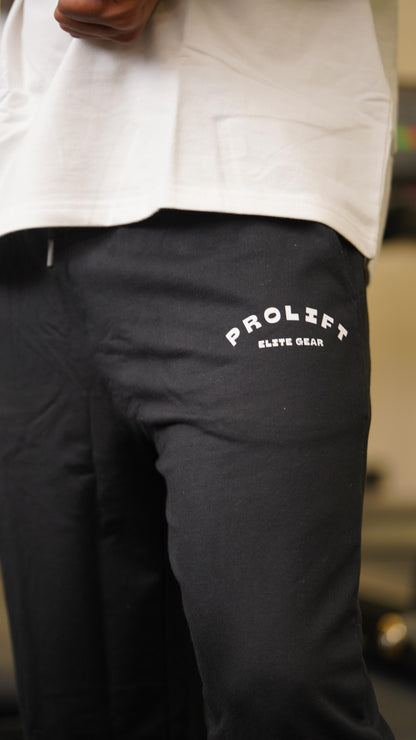 PROLFIT BLACK OVERSIZED PANTS