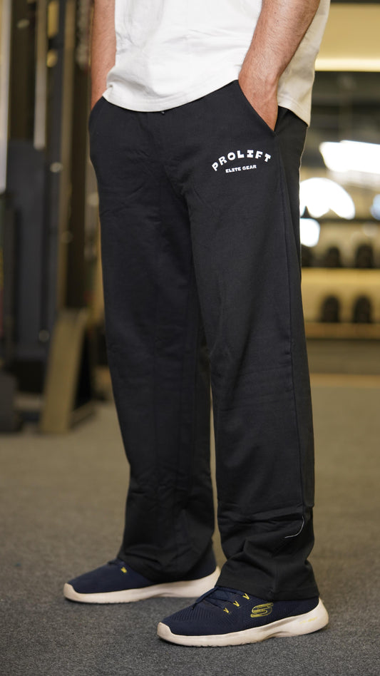 PROLFIT BLACK OVERSIZED PANTS