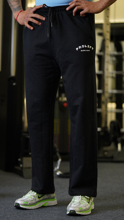 PROLFIT BLACK OVERSIZED PANTS