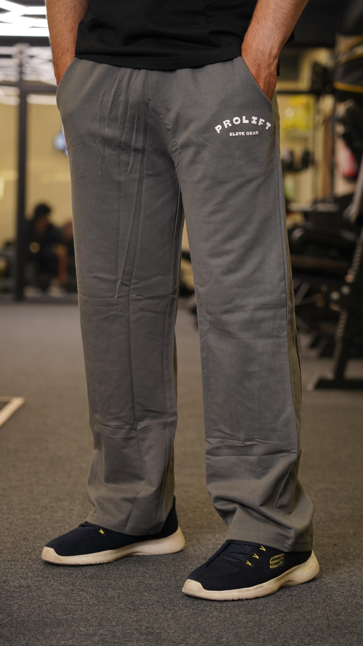 PROLIFT OVERSIZED GREY TRACKPANTS