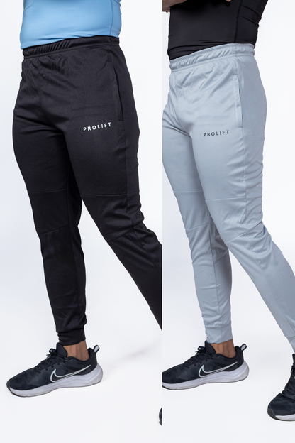 GREY AND BLACK TRACKPANTS COMBO