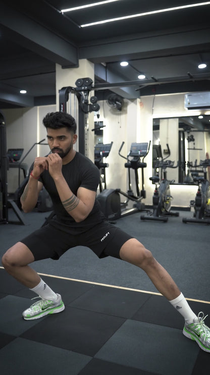 PROLIFT  BLACK COMPRESSION SHORTS